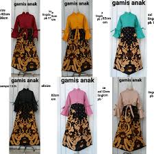 Baju Gamis Model Gamis Batik Anak Perempuan Model Pakaian Model Pakaian Anak Anak Anak Perempuan