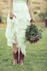 It combines a classy black color with a sheer lace neckline for western flair. Cheap Wedding Cowboy Boots Under 100 Rustic