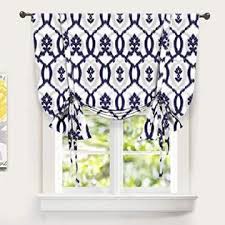Pier 1 window curtains are available in a variety of styles and sizes to fit any window. Driftaway Evelyn Tie Up Curtain Ikat Floral Pattern Room Darkening Thermal Insulated Window Curtain Adjustable Balloon