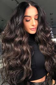 As a hair stylist, i get hair splinters and yes they hurt! How To Get And Sport Black Hair With Highlights In 2019 Hair Highlights Black Hair With Highlights Hair Makeover