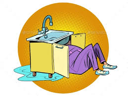 Replace kitchen mixer tap (isolation valves present) remove old tap and fit a standard chrome mixer tap, assuming isolation valves are present and easy to access. Plumber To Repair The Kitchen Sink By Rogistok Graphicriver