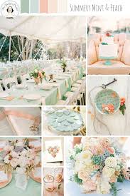 A Romantic Mint Peach Wedding Inspiration Board Peach Mint Wedding Wedding Mint Green Wedding Inspiration Board
