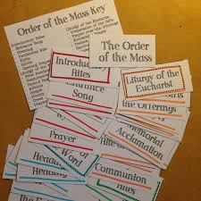 Look to Him and be Radiant: Order of the Mass Activity Cards