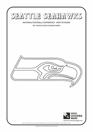 Coloring pages of football teams. Cool Coloring Pages Nfl American Football Clubs Logos National Football Conference West Division Nfl Teams Logos Football Coloring Pages Seattle Seahawks