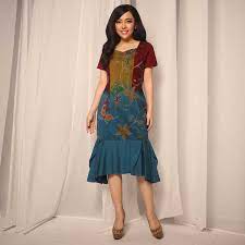 Baju batik yang harganya rp. 30 Model Baju Batik Wanita Terbaru Modern Formal