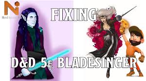 Fixing The D D 5e Bladesinger Wizard Nerd Immersion Youtube