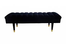 I am actually quite disappointed by this piece. Divani Casa Ritner Modern Black Velvet Bench Accent Chairs Accent Furniture