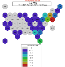 CANCEL Last Name Statistics by MyNameStats.com