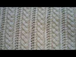 Lastik Izi Ornegi Orgu Ornekleri Youtube Baby Knitting Patterns Orgu Desenleri Bebekler Icin Orgu
