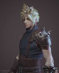 Artstation Cloud Strife Konrad Sakowski Cloud Strife Final Fantasy Characters Clouds