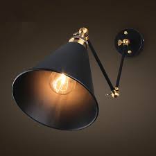 Sold and shipped by lamps plus. Retro Two Swing Arm Wall Lamp For Bedroom Bedside Adjustable Wall Mount Swing Arm Lamp With Gold Steering Head Arm Wall Lamp Swing Arm Wall Lampswing Arm Lamp Aliexpress