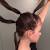Edgy Faux Hawk Girl Long Hair