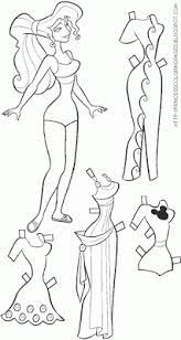 Princess Coloring Pages Disney Paper Dolls Paper Dolls Free Printable Paper Dolls