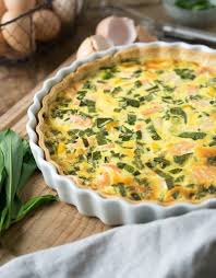 Cremige Und Wurzige Barlauch Lachs Quiche Ganz Einfach Und Schnell Rezept Lachs Quiche Rezepte Quiche