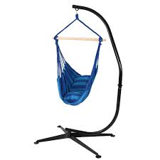 At your doorstep faster than ever. Sunnydaze Decor 3 25 Ft Fabric Hanging Hammock Swing And 2 Cushions With C Stand In Oasis Ly Hcs Os Combo The Home Depot