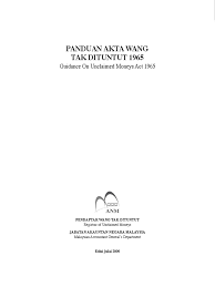 Bagaimana cara untuk anda semak wang tak dituntut (wtd) dan proses bayaran cara membuat semakan wang tak dituntut. Akta Wang Tidak Dituntut