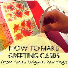 Gift giving is an important part of life and a hand crafted greeting card is a gift. How To Create Diy Greeting Cards With Original Paintings Holidappy