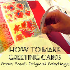 The front is decorated and the inside is left blank so i can write either handwritten greeting or stamp a sentiment using a stamp and ink. How To Create Diy Greeting Cards With Original Paintings Holidappy