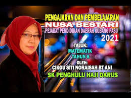 Dicatat oleh yayasan paksi di 2:39 pg. Pdp Matematik Tahun 6 Sk Penghulu Haji Darus Youtube