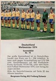 Schütze des goldenen tores war andres iniesta vom fc barcelona. Football Cartophilic Info Exchange Bergmann Verlag 30235 30 Deutschland Fussball Weltmeister 1974 02