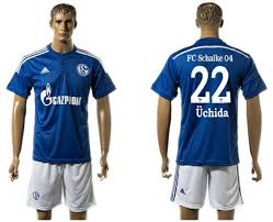 Official fc schalke 04 printing and sleeve patches also available for immediate delivery. Schalke 04 22 Uchida Blue Home Soccer Club Jersey Online Shop Buy More Save More