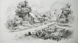 See more ideas about drawings, landscape drawings, art drawings. How To Draw A Landscape With Pencil Art Youtube