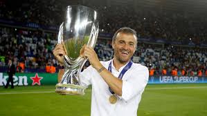 The competition's official name was originally the european super cup; Luis Enrique Becomes Fourth Winner Of European Super Cup As Player And Manager