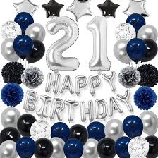We did not find results for: Buy Rbyoo 21st Blue Birthday Decorations For Men Boy Women Girl Navy Blue Black Silver Happy Birthday Party Supplies With Pom Poms Flower Confetti Balloon 21 Foil Number Balloon And Happy Birthday Banner