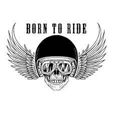 Biker Skull With Goggles And Wing Helmet Apparel Art Background Png And Vector With Transparent Background For Free Download Helmet Drawing Fly Logo Skull Helmet