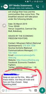 Western cape anc spokesperson dennis cruywagen announced semaar's passing in a statement on monday night. Sanef Condemns Malema S Actions Towards Journalist Karima Brown