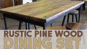 Check spelling or type a new query. Rustic Pine Wood Dining Set Youtube