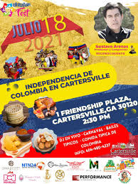 Bbc mundo entró a la casa de una familia promedio colombiana cuyas todos en esta casa apoyan las protestas antigubernamentales que sacudieron a colombia desde el 28 de abril y prometen reanudarse este 20 de julio, fecha que. Festival Independencia De Colombia En Atlanta 2021 Cartersville Downtown Development Authority July 18 2021 Allevents In