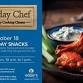 Saturday Chef: Game Day Snacks event image