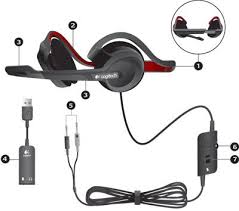 Amazon Com Logitech Gaming Headset G330 Black Electronics Gaming Headset Computer Headsets Logitech