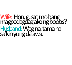 The teacher growls at little johnny, is that bubble gum in your mouth?! Filipino Jokes One Liner