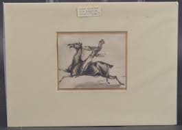 Sold at Auction: Albin Egger-Lienz, Albin Egger- Lienz, (1868- 1926),  Imperial Hunter