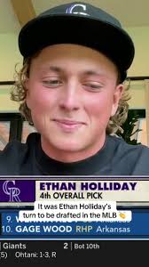 Ethan Holliday Drafted by MLB: A Family Journey
