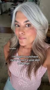 Slay the gray sisters 🩶👑✨#GrayHair #SilverHair #GrayHairGrowOut  #SilverSisters #GreyHairDontCare