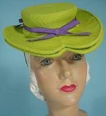 C 1940 S Original Nat Frank New York Creation Hat Owned And Worn By Anita Hats For Women Hats Hats Vintage