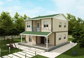 131 M Cift Katli Prefabrik Ev Evler Ev Plani Sayfiye Evleri