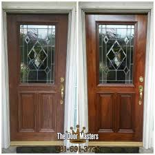 Установка двери своими руками правильно пошагово подробно full proper installation interior doors. Wood Door Refinishing Portfolio The Refinishing Kings