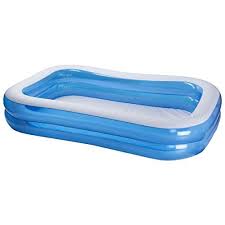 Formstabil Durch Innovative I Beam Konstruktion Extra Dicke Seitenwande Zwei Drei Teilige Sicherheitsventile Zur Schnellen Be Und Ent Bestway Rectangular Pool