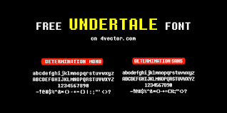 Every font is free to download! Download The Free Font That Is Used In The Undertale Game And Use It For Your Website Documents Memes Designs And More 4vector