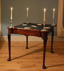18th Century Mahogany Concertina Card Table 1stdibs Com Table Cards Tea Table Table