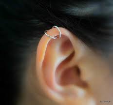 127no Piercing Two Dainty Cartilage Hoop Ear Cuffs By Foryourear Piercings Ear Cuff Cartilage Hoop