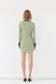 Maybe you would like to learn more about one of these? Sovere Simi Polo Knit Mini Dress Green Shopperboard
