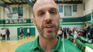 Wall boys basketball coach Travis Dawson talks about senior Augden Hallmark  after win