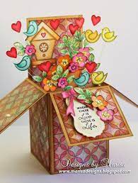 A business card needs to make a good impression at first sight and touch. Whimsical Pop Up Box Card With Tutorial Scrapbooking Store Pop Up Box Cards Box Cards Tutorial Exploding Box Card