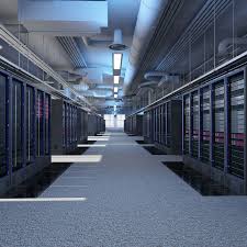 Data Communication Server Room 3d Model 3d Model Server Room Model
