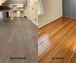 You can easily clean it up with water, as well. Oil Based Vs Water Based Duane S Floor Service Inc